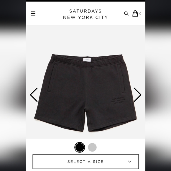 Saturdays New York City Austin International Sweat short S - Picture 1 of 4